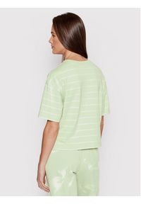 Vans T-Shirt Time Off Stripe VN0A5LK8 Zielony Relaxed Fit. Kolor: zielony. Materiał: bawełna #5