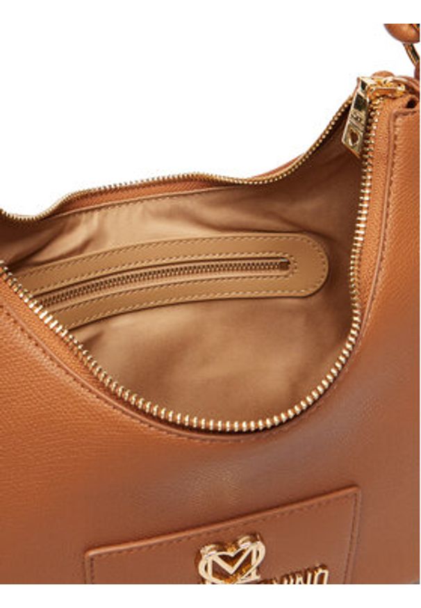 Love Moschino - LOVE MOSCHINO Torebka JC4237PP0OKC0200 Brązowy. Kolor: brązowy. Materiał: skórzane