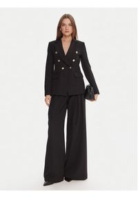 Maryley Spodnie materiałowe 25IB579/43NE Czarny Regular Fit. Kolor: czarny. Materiał: syntetyk #2