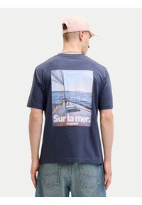 Jack & Jones T-Shirt Riviera 12295161 Granatowy Relaxed Fit. Kolor: niebieski. Materiał: bawełna #1