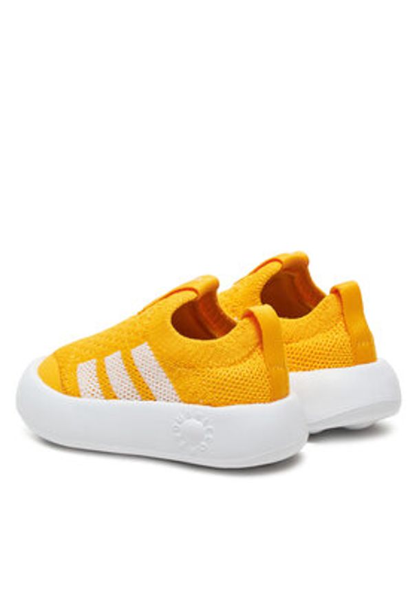Adidas - adidas Sneakersy Bubblecomfy JR5040 Żółty. Kolor: żółty. Materiał: materiał