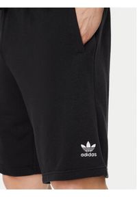 Adidas - adidas Szorty sportowe Essentials+ Made With Hemp Shorts HR8617 Czarny Regular Fit. Kolor: czarny. Materiał: bawełna. Styl: sportowy #4