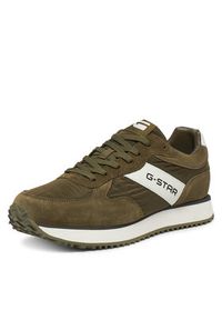 G-Star RAW - G-Star Raw Sneakersy XAVIER-01-WE Khaki. Kolor: brązowy. Materiał: zamsz, skóra #5