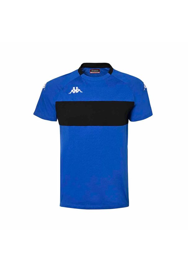 Koszulka dla dzieci Kappa Diago. Kolor: niebieski, wielokolorowy, czarny. Materiał: bawełna