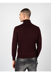 Xagon Man Sweter "Turtleneck" | A22081&ELV18 | Mężczyzna | Bordowy. Okazja: na co dzień. Typ kołnierza: golf. Kolor: czerwony. Materiał: nylon, poliester, wełna, akryl. Styl: casual #2