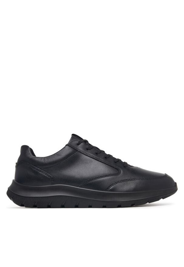 ecco - ECCO Sneakersy City Stride 57181401001 Czarny. Kolor: czarny. Materiał: skóra