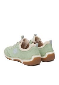 Rieker Półbuty 55950-52 Zielony. Kolor: zielony. Materiał: materiał #4