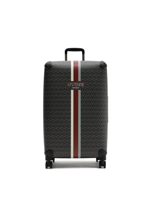 Guess Walizka duża TWS745 29880 Szary. Kolor: szary. Materiał: skóra