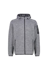 Polar z kapturem CMP. Typ kołnierza: kaptur. Kolor: szary, fioletowy, wielokolorowy, czarny. Materiał: polar. Sport: turystyka piesza #1