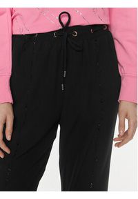 Liu Jo Sport Spodnie materiałowe TA4261 TS423 Czarny Regular Fit. Kolor: czarny. Materiał: syntetyk. Styl: sportowy