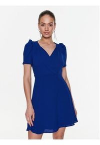 Morgan Sukienka codzienna 221-RIGINA.F Niebieski Regular Fit. Okazja: na co dzień. Kolor: niebieski. Materiał: syntetyk. Typ sukienki: proste. Styl: casual #4