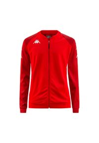 Kurtka dziecięca Kappa Verone. Kolor: czerwony, wielokolorowy. Sport: piłka nożna, fitness #1