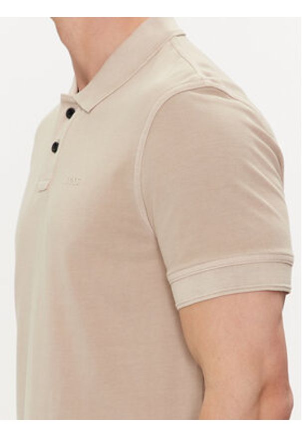 BOSS - Boss Polo Prime 50507813 Beżowy Regular Fit. Typ kołnierza: polo. Kolor: beżowy. Materiał: bawełna