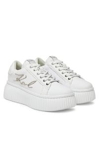 Karl Lagerfeld - KARL LAGERFELD Sneakersy KL42372S Biały. Kolor: biały. Materiał: materiał