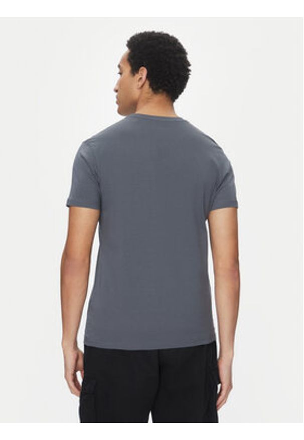 Alpha Industries T-Shirt Basic 100501 Szary Regular Fit. Kolor: szary. Materiał: bawełna