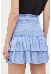 MAX&Co. spódnica kolor niebieski mini ołówkowa. Stan: podwyższony. Kolor: niebieski #3