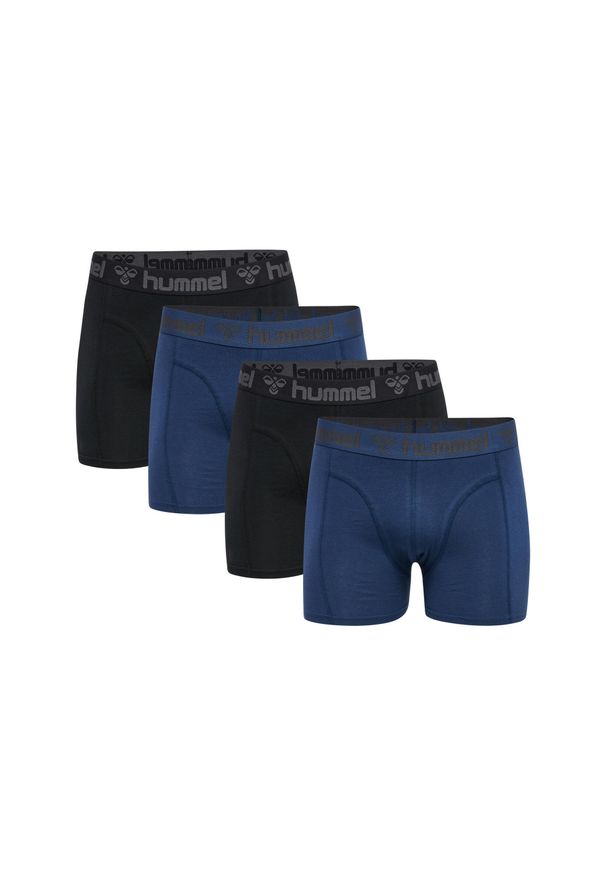 Bokserki Hummel Marston (x4). Kolor: czarny. Materiał: jersey, bawełna. Sport: fitness