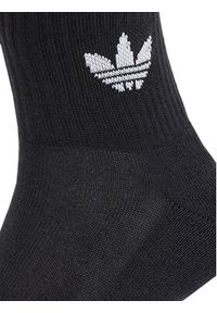 Adidas - adidas Zestaw 3 par wysokich skarpet unisex IJ5626 Czarny. Kolor: czarny. Materiał: materiał, bawełna #4