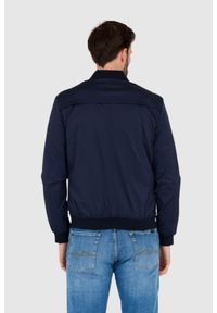 Guess - GUESS Granatowa męska kurtka wiatrówka, Rozmiar XXL. Kolor: niebieski