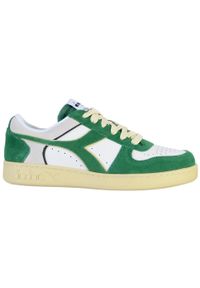 Diadora - Sneakersy DIADORA MAGIC BASKET LOW SUEDE LEATHER. Kolor: zielony