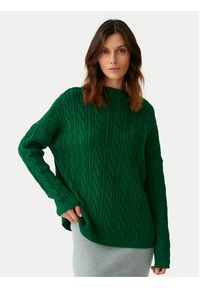 Tatuum Sweter Wenwena T2320.091 Zielony Oversize. Kolor: zielony. Materiał: wiskoza #7