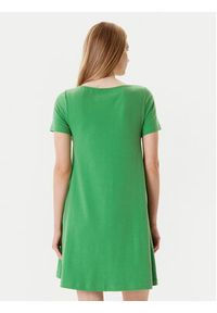 United Colors of Benetton - United Colors Of Benetton Sukienka codzienna 3Z1RDV01E Zielony Regular Fit. Okazja: na co dzień. Kolor: zielony. Materiał: bawełna. Typ sukienki: proste. Styl: casual #4