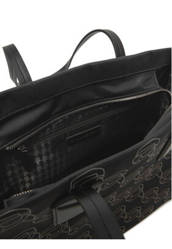 Karl Lagerfeld - KARL LAGERFELD Torebka A1W30131 Czarny. Kolor: czarny. Materiał: skórzane