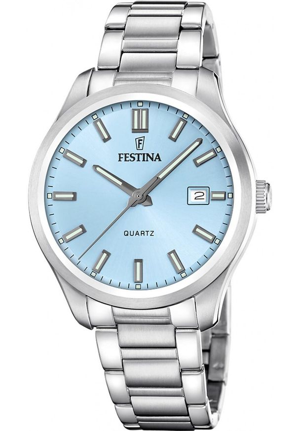 Zegarek męski Festina F20736-2 srebrny. Kolor: srebrny