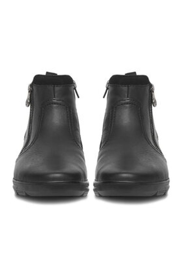 Rieker Botki CEO-Z0060-00 Czarny. Kolor: czarny. Materiał: materiał