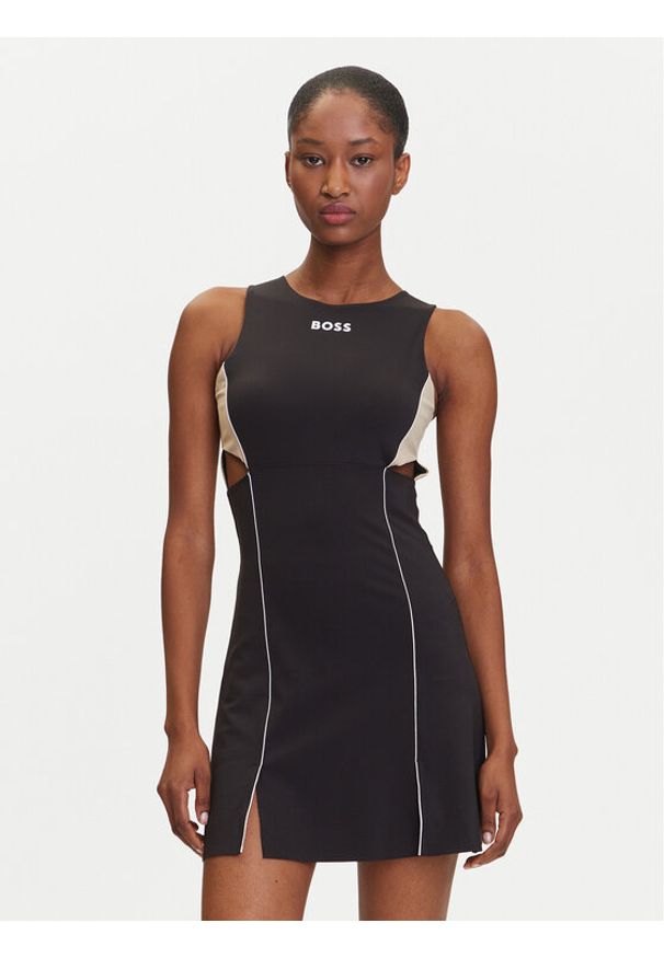 BOSS Sukienka tenisowa Holy Alice 3 50545815 Czarny Slim Fit. Kolor: czarny. Materiał: syntetyk. Sport: tenis