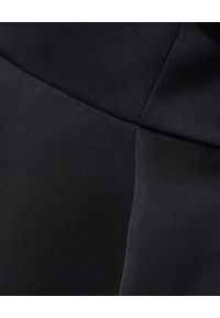 ALEXANDRE VAUTHIER - Czarna sukienka z marszczeniami. Kolor: czarny. Materiał: wiskoza, materiał. Typ sukienki: kopertowe. Styl: klasyczny, wizytowy. Długość: mini #3