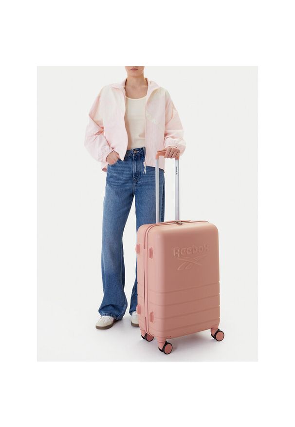 Walizka średnia Reebok. Kolor: różowy