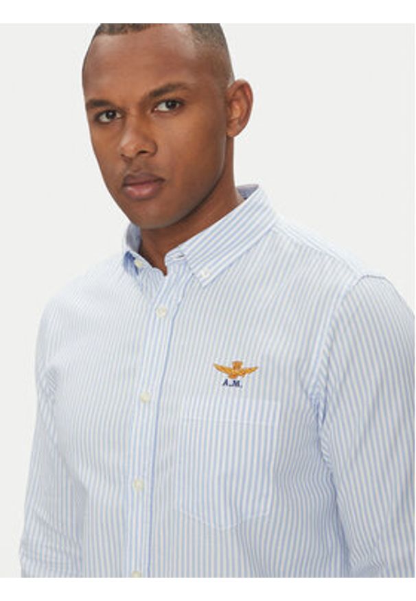 Aeronautica Militare Koszula 251CA1277CT3532 Biały Regular Fit. Kolor: biały. Materiał: bawełna