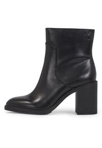 Calvin Klein Jeans Botki Mid Block Heel Boot Lth Wn YW0YW01259 Czarny. Kolor: czarny. Materiał: skóra #3