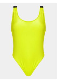 Calvin Klein Swimwear Strój kąpielowy KW0KW01996 Żółty. Kolor: żółty. Materiał: syntetyk