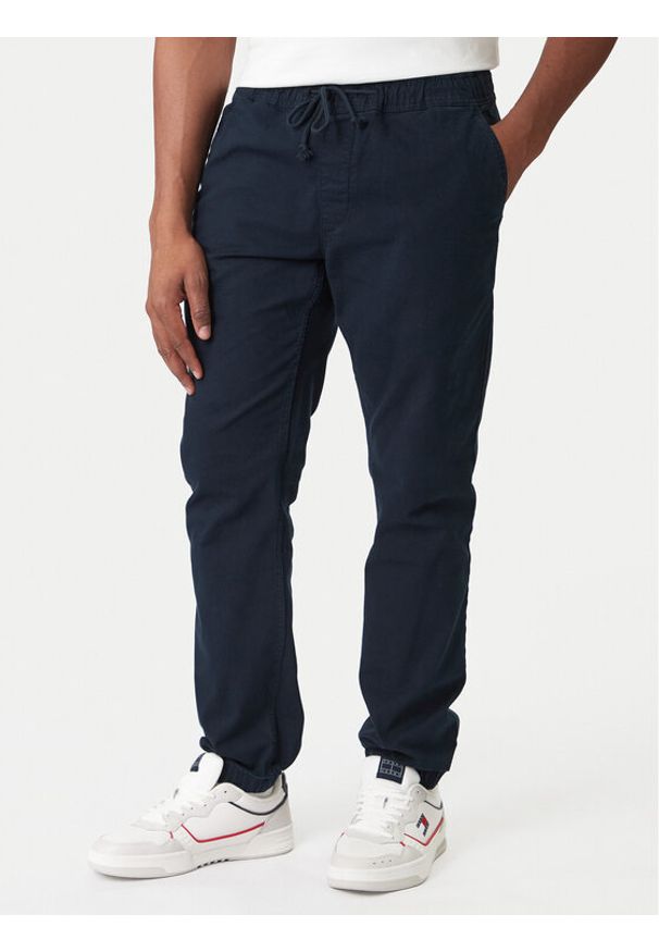 Tommy Jeans Joggery DM0DM23102 Granatowy Regular Fit. Kolor: niebieski. Materiał: bawełna