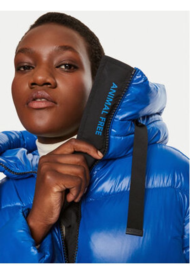 Save The Duck Płaszcz zimowy D45510W LUCK19 Niebieski Regular Fit. Kolor: niebieski. Materiał: syntetyk. Sezon: zima