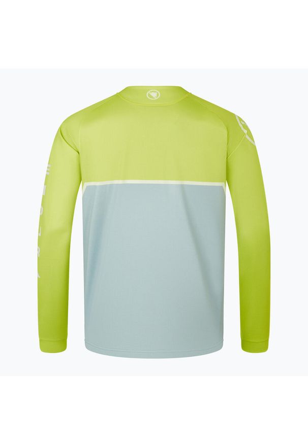 ENDURA - Longsleeve rowerowy męski Endura Core Printed. Kolor: żółty. Długość rękawa: długi rękaw