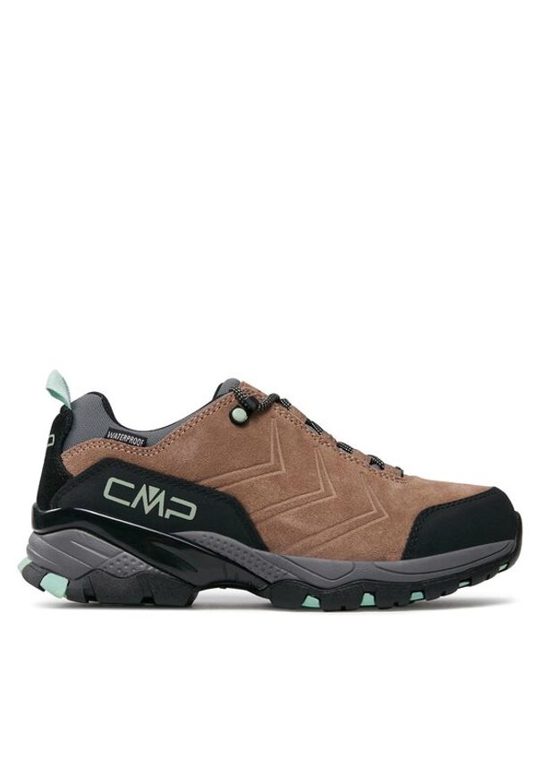 CMP Trekkingi Scarpa Donna Melnick 2.0 Low Waterproof 3Q18596 Beżowy. Kolor: beżowy. Materiał: zamsz, skóra