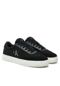 Calvin Klein Jeans Sneakersy Classic Cupsole Low Mix Mg Wn YW0YW01636 Czarny. Kolor: czarny. Materiał: materiał