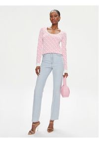 Gaudi Sweter 411BD53024 Różowy Regular Fit. Kolor: różowy. Materiał: wiskoza #5