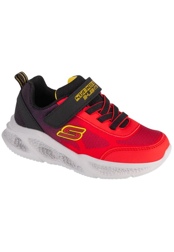 skechers - Buty sportowe dla dzieci Skechers Meteor ligh. Okazja: na co dzień. Kolor: czerwony. Materiał: tkanina, syntetyk, materiał