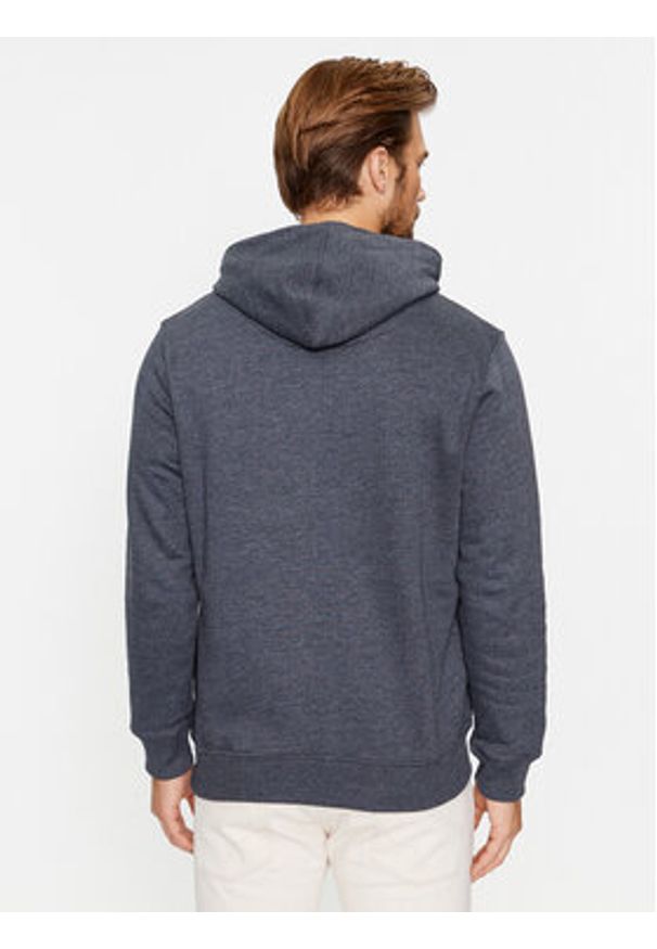 Pepe Jeans Bluza Nouvel Hoodie PM582521 Granatowy Regular Fit. Kolor: niebieski. Materiał: bawełna, syntetyk