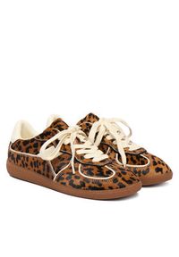 Nokwol Sneakersy August Brązowy. Kolor: brązowy. Materiał: zamsz, skóra