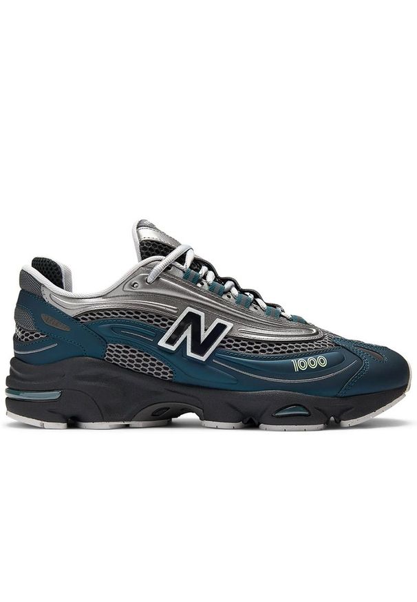 Buty unisex New Balance M1000S - multikolor. Kolor: wielokolorowy. Materiał: materiał, skóra. Szerokość cholewki: normalna