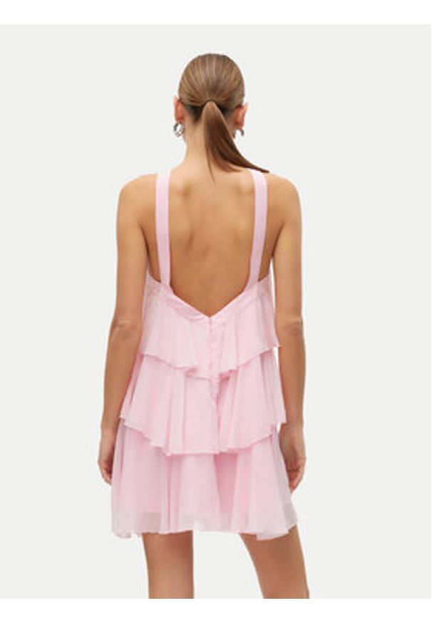 Vero Moda Sukienka koktajlowa Felicia 10329767 Różowy Regular Fit. Kolor: różowy. Materiał: syntetyk. Styl: wizytowy
