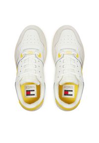 Tommy Jeans Sneakersy Tjw Retro Basket Flatform Mix EN0EN02654 Écru #3