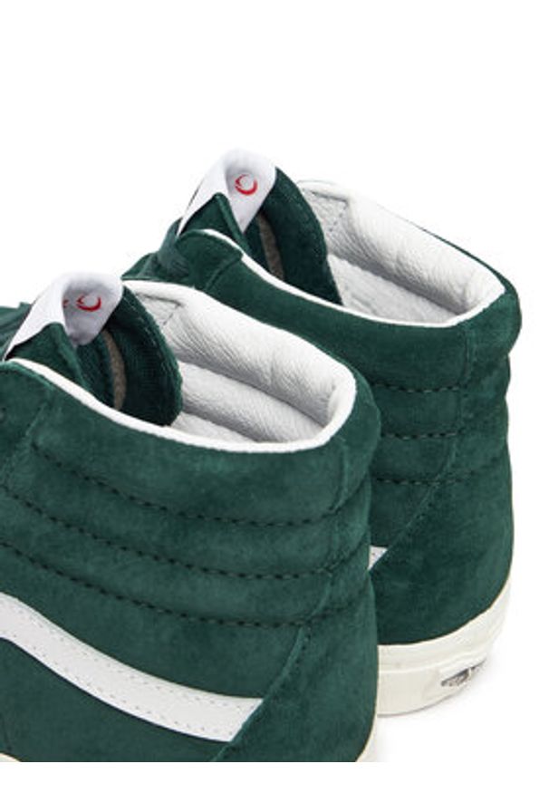 Vans Sneakersy Sk8-Hi VN000BW7EME1 Zielony. Kolor: zielony. Materiał: zamsz, skóra