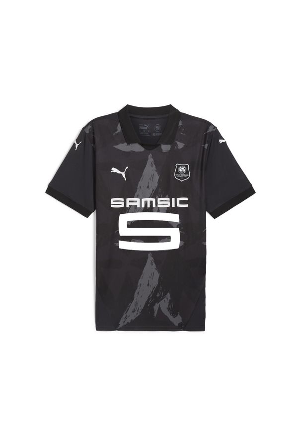 Puma - Męska trzecia koszulka Stade Rennais F.C. 24/25 PUMA Flat Dark Gray White Black. Kolor: czarny, szary, biały, wielokolorowy. Sport: piłka nożna
