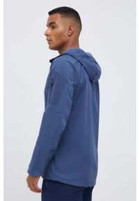 columbia - Columbia kurtka outdoorowa Tall Heights kolor niebieski przejściowa. Kolor: niebieski. Materiał: tkanina, materiał, softshell. Długość rękawa: raglanowy rękaw. Długość: długie #7